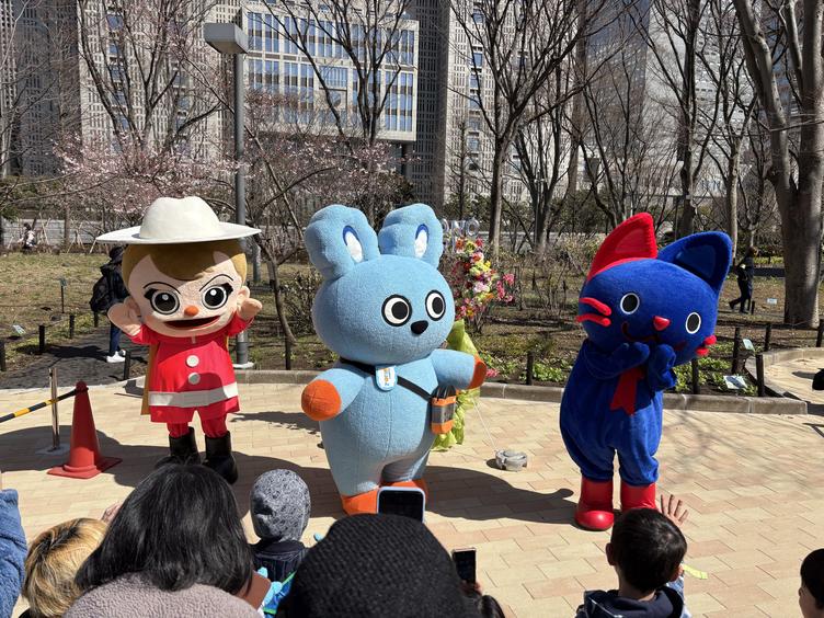 IMAにゃんが「新宿中央公園スプリングフェスタ」に登場しました！の写真4